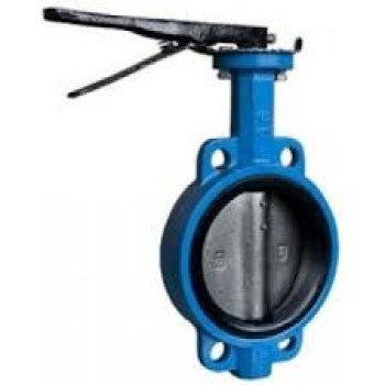 CI Butterfly Valve Wafer Type SS Disc PN 1.0 ISI Marked  (Sant)